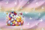 Vorbestellung * Easter Unicorn Serie* Eigenproduktion - 4- Pastel Butterfly - Motiv sitzt unten